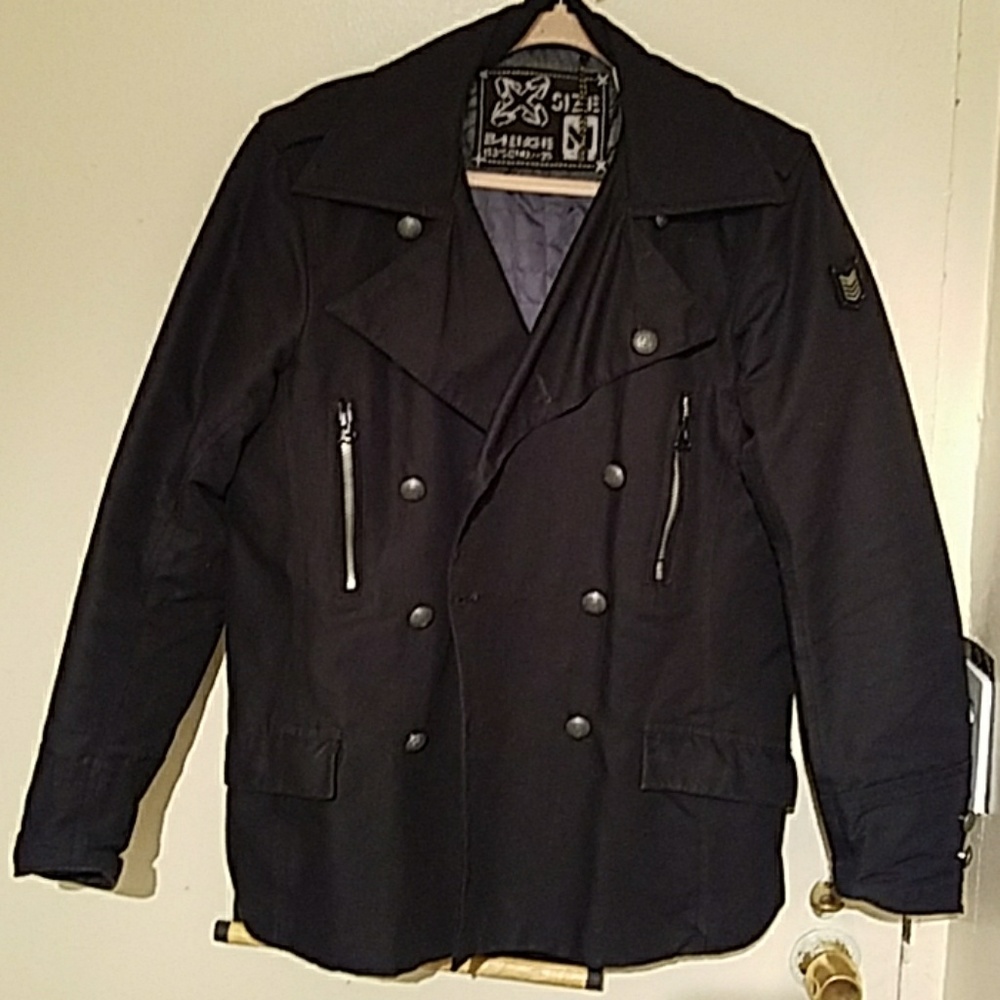 Energie Military Style Peacoat medium